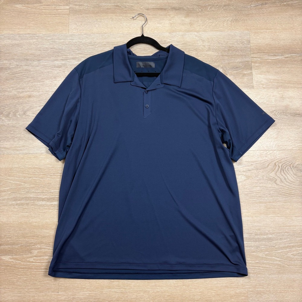 The North Face‎ Short Sleeve Polo Shirt Men's XL Color Navy Blue